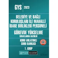 2025 GYS Belediye ve Bağlı Kuruluşları ile Mahalli İdare Birlikleri Personeli (1.Grup) Ünvan Değişik