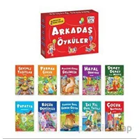Arkadaş Öyküler (10 Kitap + Soru Kitapçığı) - Kolektif - Bıcırık Yayınları