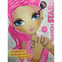 Fashion Stars Tırnaklarınızı Süslemek İçin Süper Sanat - 200 Çıkartma - Kolektif - Çiçek Yayıncılık
