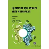 İşletmeler İçin Avrupa Yeşil Mutabakatı - Ruziye Cop - Gazi Kitabevi