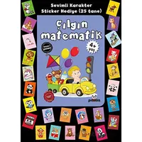 Stickerlı 4+ Yaş Çılgın Matematik - Pedagog Afife Çoruk - Beyaz Panda Yayınları