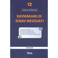 Kaymakamlık Sınav Mevzuatı (Sadeleştirilmiş) - Can Çelik - Temsil Kitap