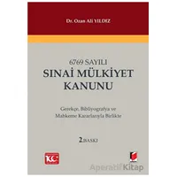 6769 Sayılı Sınai Mülkiyet Kanunu - Ozan Ali Yıldız - Adalet Yayınevi
