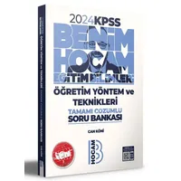Benim Hocam 2024 KPSS Eğitim Bilimleri Öğretim Yöntem ve Teknikleri Tamamı Çözümlü Soru Bankası