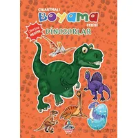 Çıkartmalı Boyama Serisi - Dinozorlar - Anonim - Yağmur Çocuk