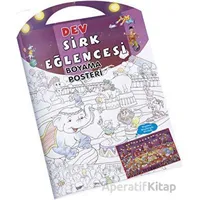 Sirk Eğlencesi Dev Boyama Posteri - Kolektif - 0-6 Yaş Yayınları