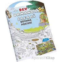 Ormanda Safari Dev Boyama Posteri - Kolektif - 0-6 Yaş Yayınları