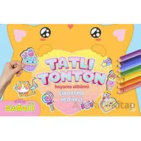 Kawaii Tatlı Tonton Çıkartma Hediyeli Boyama Albümü - Kolektif - Doğan Çocuk