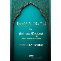 Huruful-Meani ve Anlam Değeri - Nurullah Oruç - Gece Kitaplığı