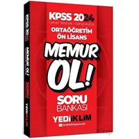 Yediiklim 2024 KPSS Ortaöğretim-Önlisans Memur Ol Soru Bankası