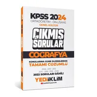 Yediiklim KPSS 2024 Ortaöğretim-Önlisans Coğrafya Konularına Göre Çıkmış Sorular