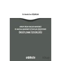 Avrupa İnsan Hakları Mahkemesi ve Anayasa Mahkemesi İçtihatları Çerçevesinde Örgütlenme Özgürlüğü