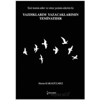 Yazdıklarım Yazacaklarımın Teminatıdır - Harun Karagülmez - İkinci Adam Yayınları