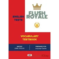 Flush Royale Vocabulary Test Book - Emre Özçelik - Tilki Kitap
