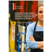 Diyarbakır Ergani İlçesindeki Girişimci Kadınların İşletmelerini Kurarken ve Kurduktan Sonra Karşıla