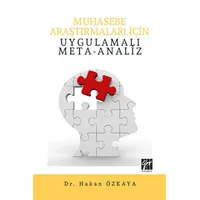 Muhasebe Araştırmaları İçin Uygulamalı Meta-Analiz - Hakan Özkaya - Gazi Kitabevi