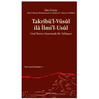 Takribü’l-Vüsul ila İlmi’l-Usul - İbn Cüzey - Ankara Okulu Yayınları