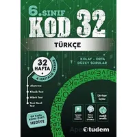 6. Sınıf Türkçe Kod 32 Tekrar Testleri - Kolektif - Tudem Yayınları