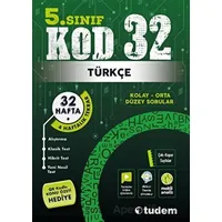 5. Sınıf Türkçe Kod 32 Tekrar Testleri - Kolektif - Tudem Yayınları
