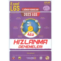 Tonguç 2023 LGS 1 Dönem 4lü Hızlanma Denemeleri