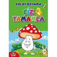 Kolay Boyama Çiz Tamamla Boyama Zamanı
