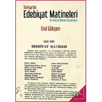 Türkiye’de Edebiyat Matineleri - Erol Gökşen - h2o Kitap