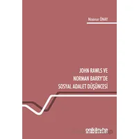 John Rawls ve Norman Barryde Sosyal Adalet Düşüncesi - Nisanur Önay - On İki Levha Yayınları