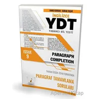 YDT İngilizce Paragraph Completion Issue 9 - Burak Yaşar - Pelikan Tıp Teknik Yayıncılık