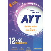 AYT Türk Dili Edebiyatı Ve Sosyal Bilimler 12X40 Deneme (Kampanyalı) Aritmetik Yayınları