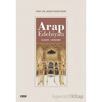 Arap Edebiyatı - Ahmet Kazım Ürün - Çizgi Kitabevi Yayınları