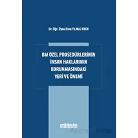 BM Özel Prosedürlerinin İnsan Hakları Korumasındaki Yeri ve Önemi