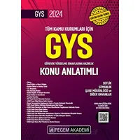 2025 Tüm Kamu Kurumları İçin Görevde Yükselme Sınavlarına Hazırlık Konu Anlatımlı