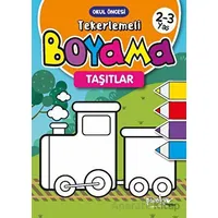 2-3 Yaş Tekerlemeli Boyama Taşıtlar - Buçe Dayı - Pinokyo Yayınları