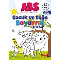 ABS 4-6 Yaş Çocuk ve Doğa Boyama Kitabım - Buçe Dayı - Pinokyo Yayınları