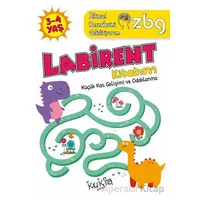 ZBG 3-4 Yaş Labirent Kitabım - Zihinsel Becerilerimi Geliştiriyorum - Buçe Dayı - Kukla Yayınları