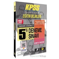 2024 KPSS Dev Kadro - Eğitim Bilimleri 5 Deneme - Kolektif - Tasarı Eğitim Yayınları