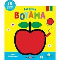 Çok Kolay Boyama - Elmalı Resim Kitabım - Kolektif - Beta Kids
