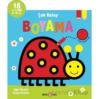 Çok Kolay Boyama - Uğur Böcekli Resim Kitabım - Kolektif - Beta Kids