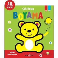 Çok Kolay Boyama - Ayıcıklı Resim Kitabım - Kolektif - Beta Kids