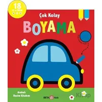 Çok Kolay Boyama - Arabalı Resim Kitabım - Kolektif - Beta Kids