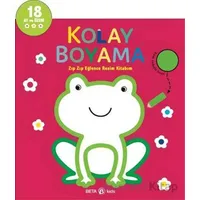 Kolay Boyama - Zıp Zıp Eğlence Resim Kitabım - Kolektif - Beta Kids