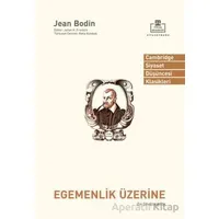 Egemenlik Üzerine - Jean Bodin - Timaş Akademi