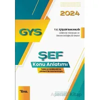 İçişleri Bakanlığı Görevde Yükselme ve  Ünvan Değişikliği Sınavı Şef Konu Anlatımı