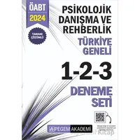 2024 KPSS ÖABT Psikolojik Danışma ve Rehberlik Tamamı Çözümlü Türkiye Geneli 1-2-3 (3lü Deneme Seti)