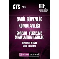 2024 GYS Sahil Güvenlik Komutanlığı Görevde Yükselme Konu Anlatımlı Soru Bankası