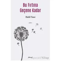 Bu Fırtına Geçene Kadar - Halil Yeni - Armoni Yayıncılık