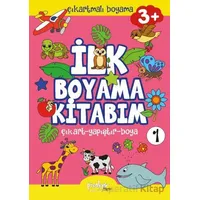 Çıkartmalı İlk Boyama Kitabım - 1 (3+ Yaş) - Buçe Dayı - Pinokyo Yayınları