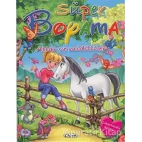 Süper Boyama - Atlar ve Midilliler - Kolektif - Çiçek Yayıncılık