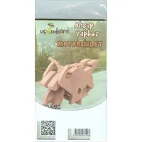Uçandaire Ahşap Yapboz MOTORSİKLET