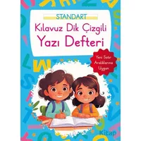Kılavuz Dik Çizgili Yazı Defteri Büyük Boy - Mavi - Kolektif - Parıltı Yayınları